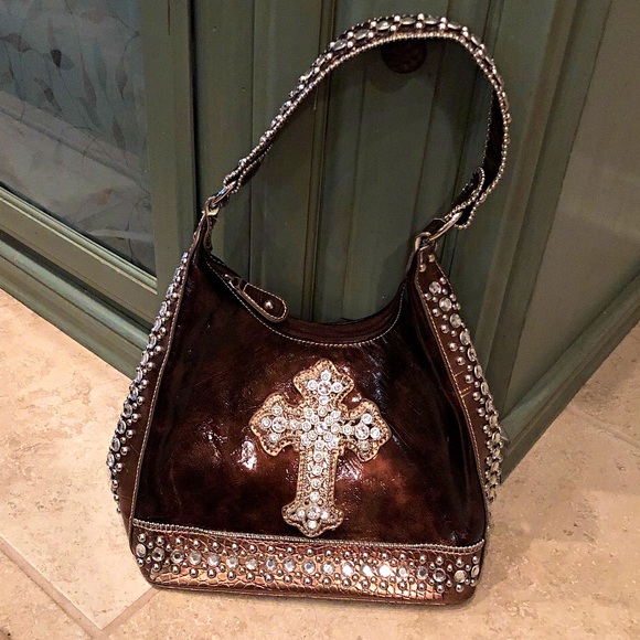 Handbags - Rhinestone Embellished Purse
